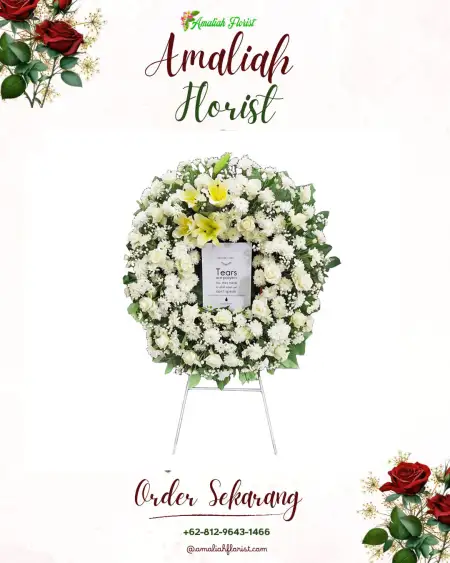 Krans Bunga Duka Jajar Tunggal